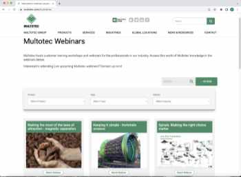 05 All Multotec webinars are uploaded to its website to be viewed on-demand