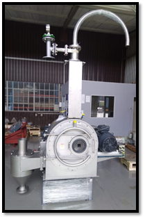 Multotec customises centrifuge-fitted steel cyclones for the chemical and food industry.