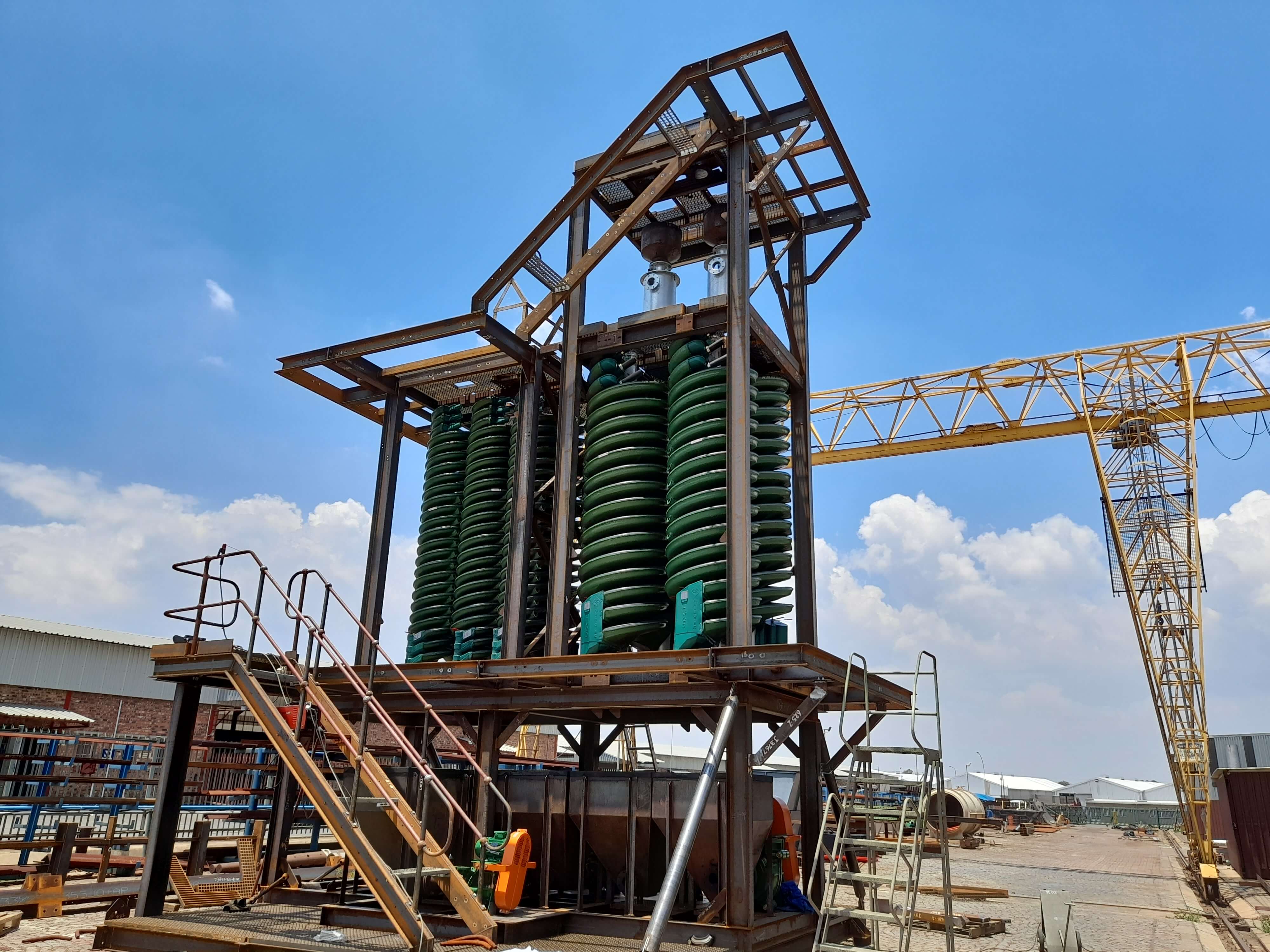 Multotec’s modular spiral test plants