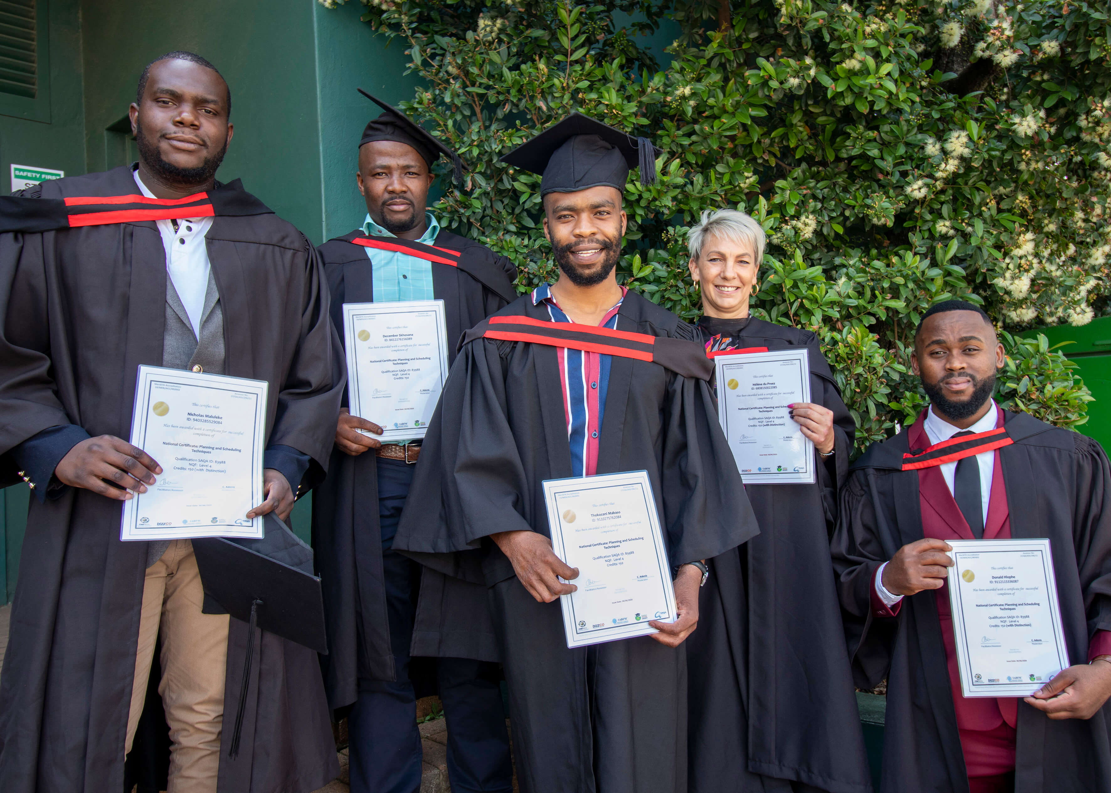 Multotec Learnerships' graduates.